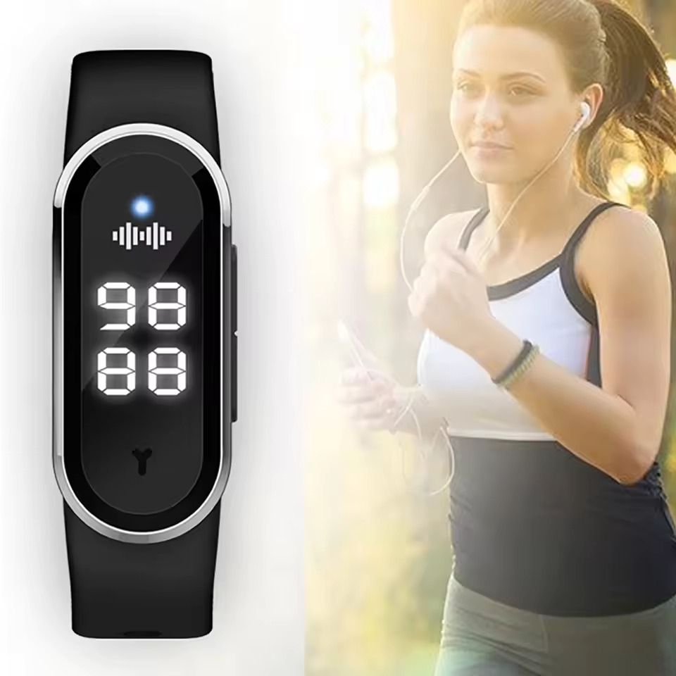 M21 Ultrasonic Anti Mosquitoes Wrist Band, Anti Static Electricity Smart Watch Clock