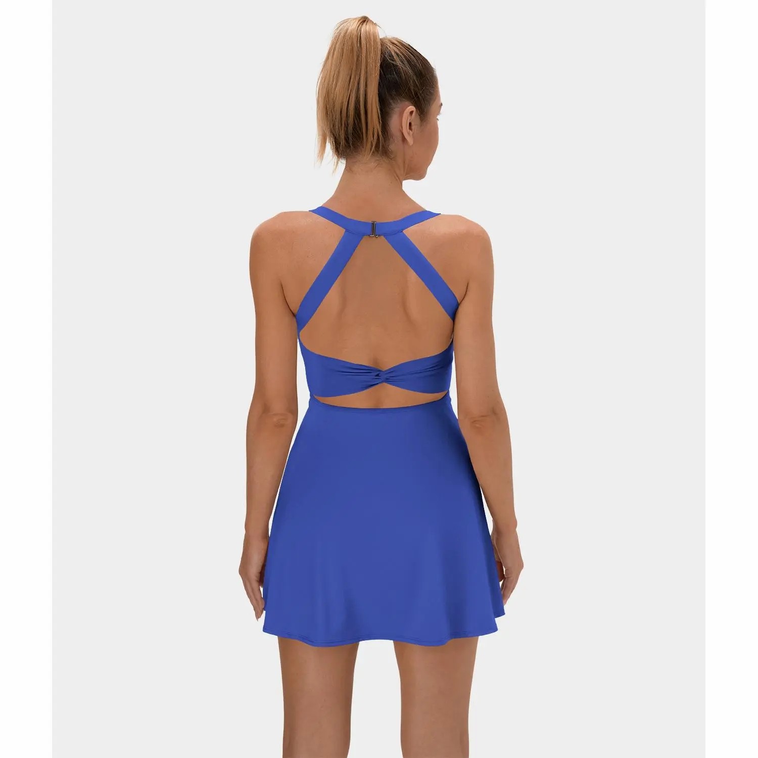 🔥Backless Sleeveless Criss Cross Active Spring Dresses for Women
