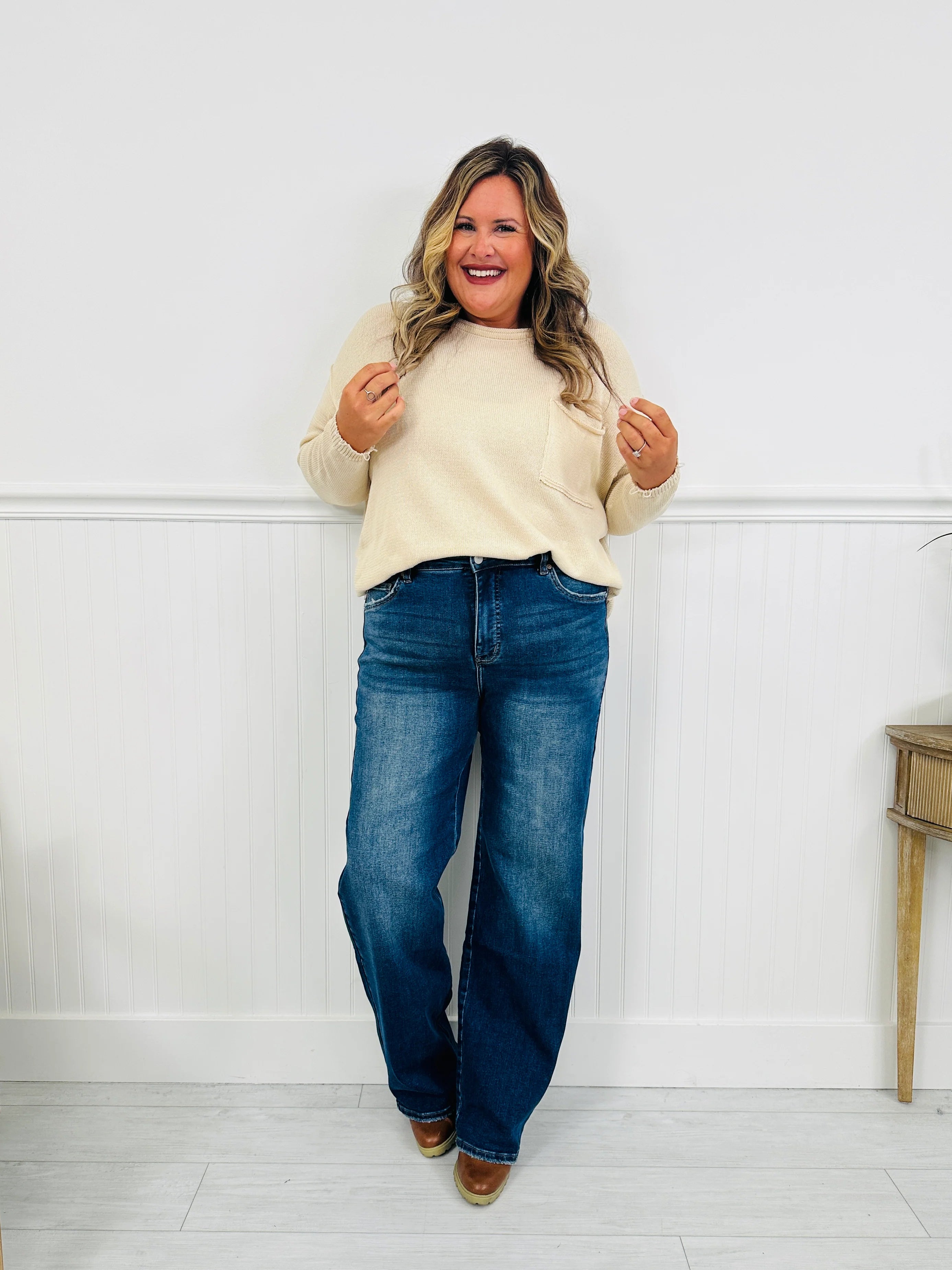 All About You Straight Leg Tummy Control Jeans in Three Inseams