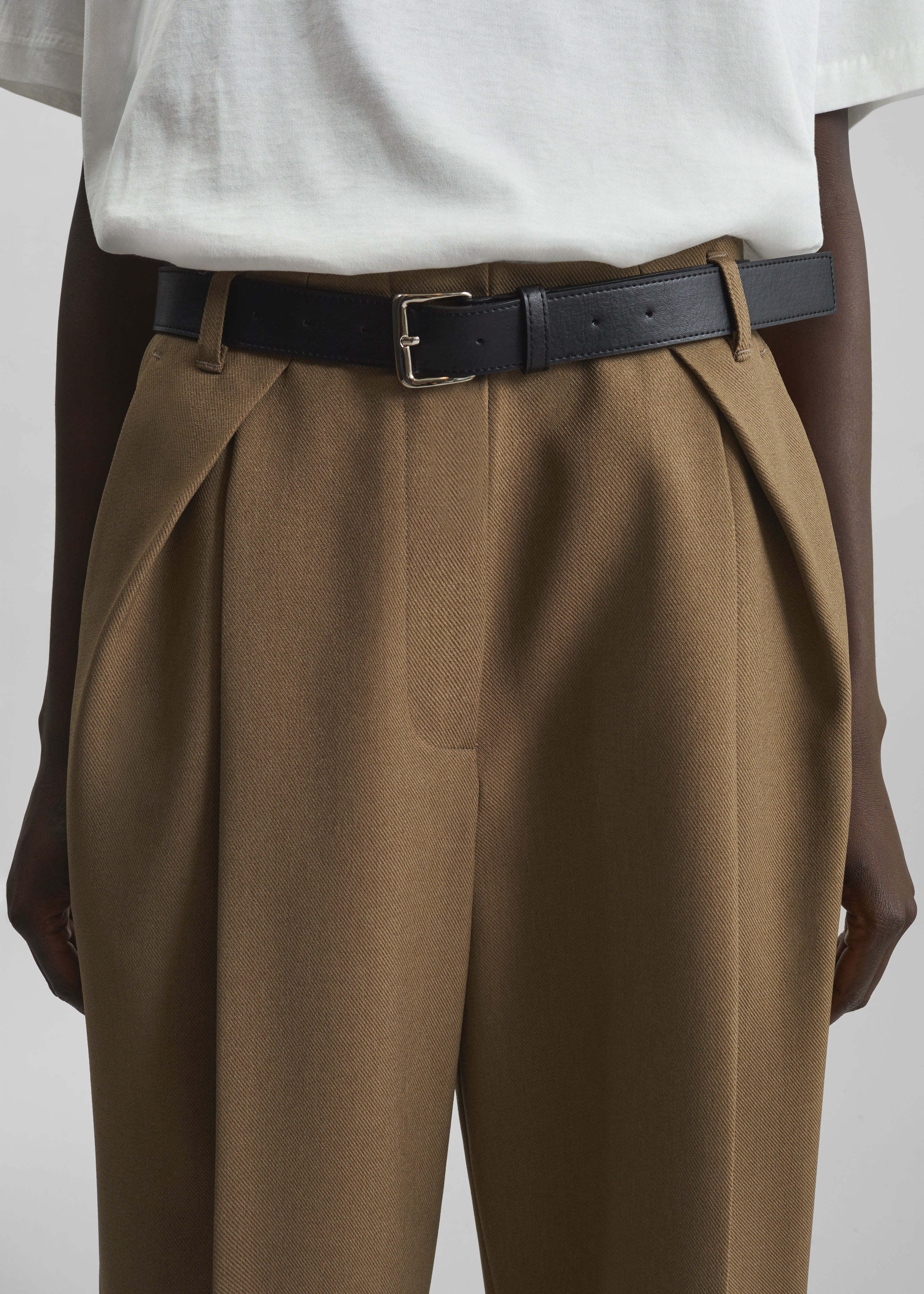 Blerick Belted Trousers - Camel