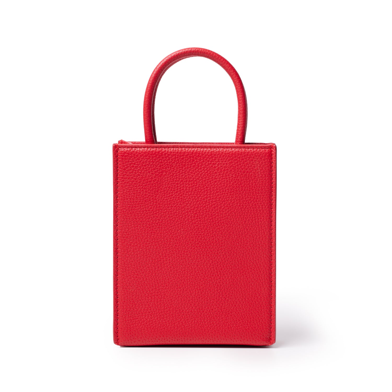MINI PEBBLE TOTE - RED