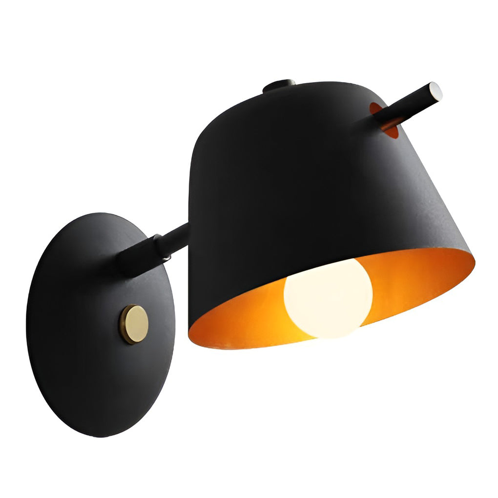 Unique Matte Metal Nordic Plug in Wall Sconce Lighting Wall Light Fixture