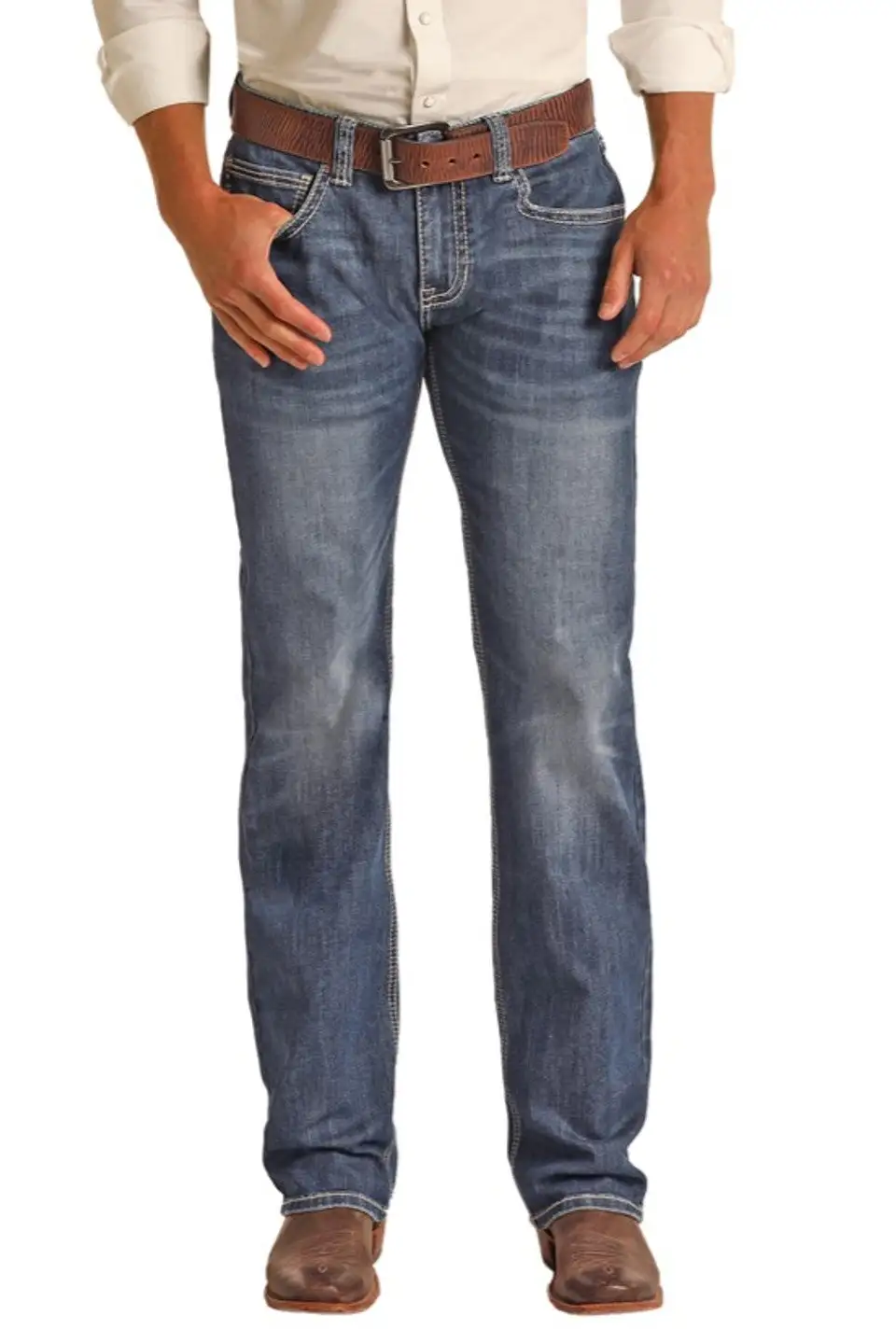 Men’s Regular Straight Fit Bootcut Jeans