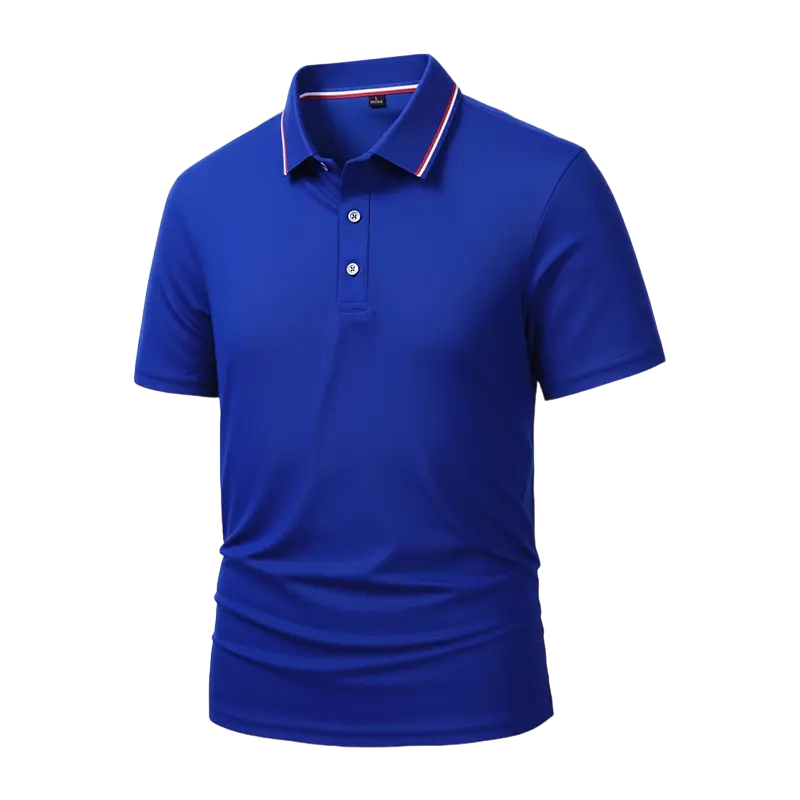 10-Pack Men's Quick-Dry Colorblock Performance Polo Shirts – Casual & Sport Short Sleeve