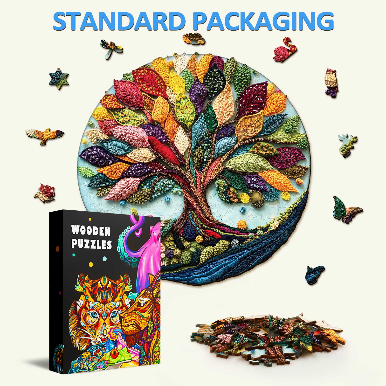 Fibrous Life Tree Wooden Jigsaw Puzzle