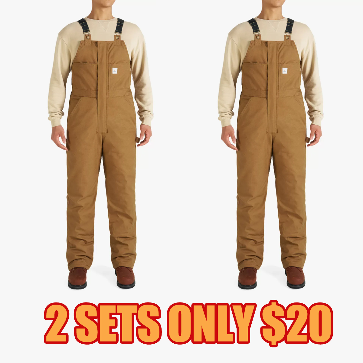 Men's Insulated Duck Bib Overalls