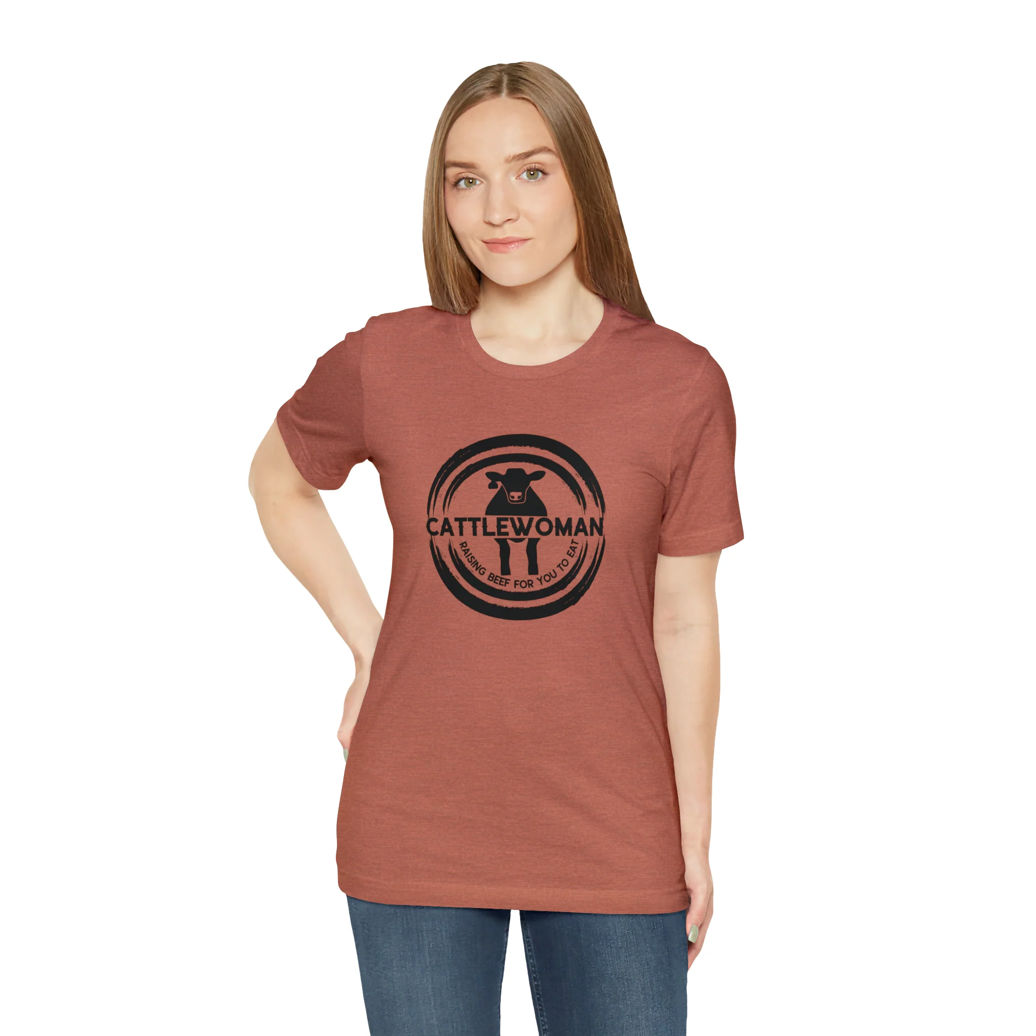 Cattlewoman Unisex Jersey Short Sleeve Tee