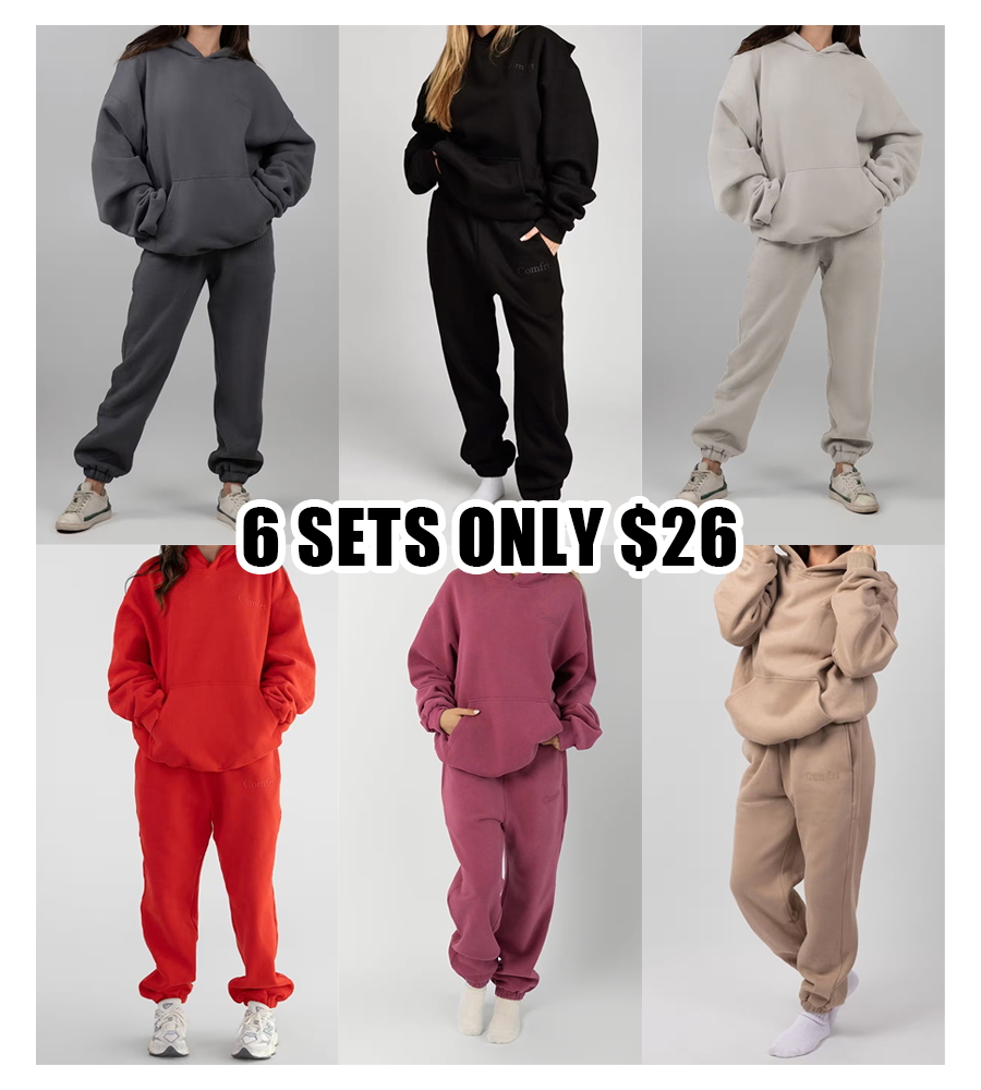 Unisex Minimalist Hoodie & Sweatpants Set