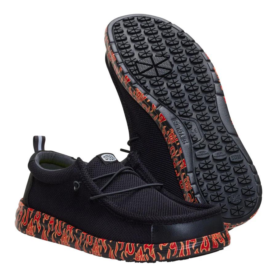Wally Work CE Flames - Black/Salsa Red