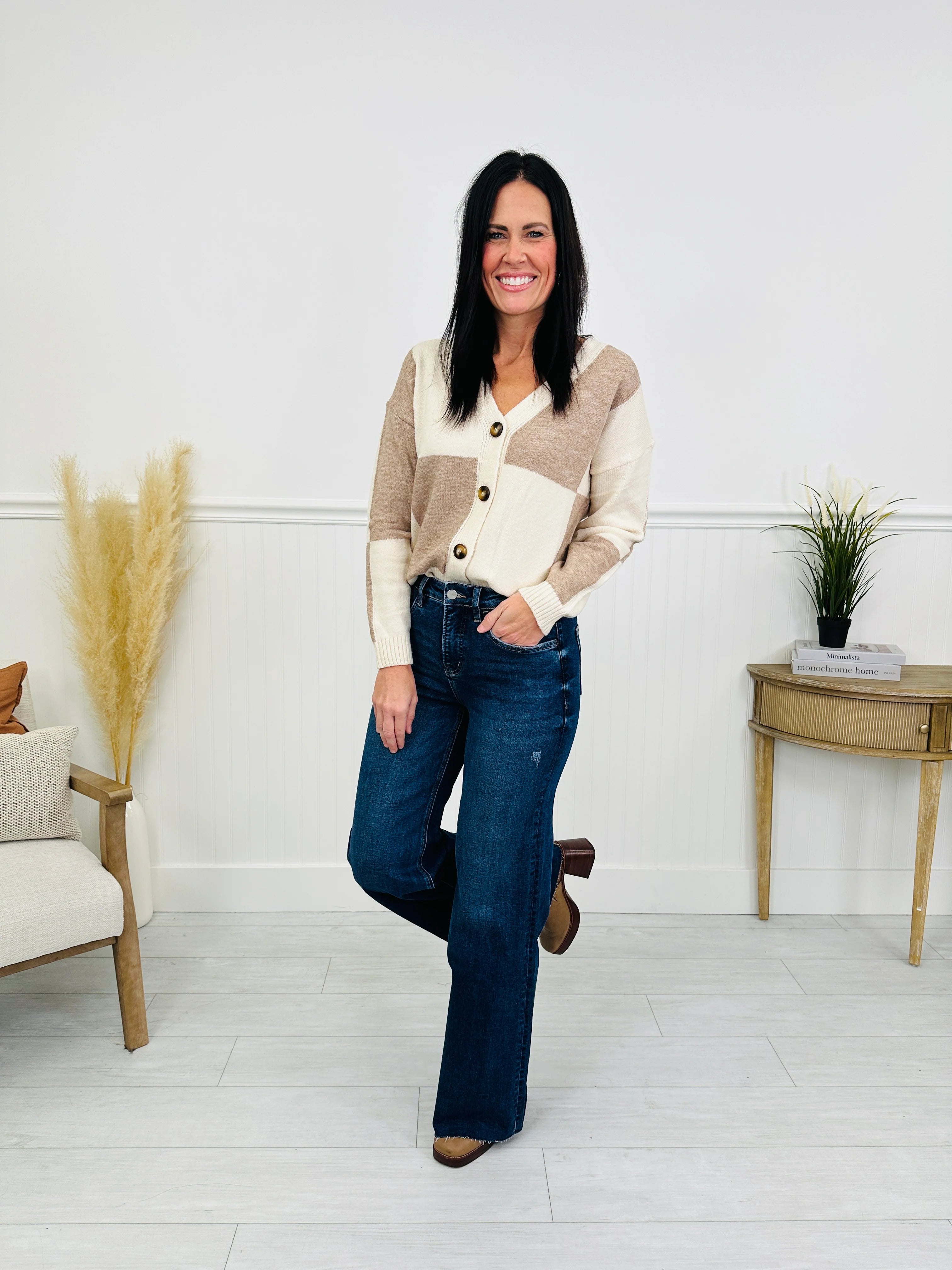 Under Control Wide Leg Tummy Control Jeans