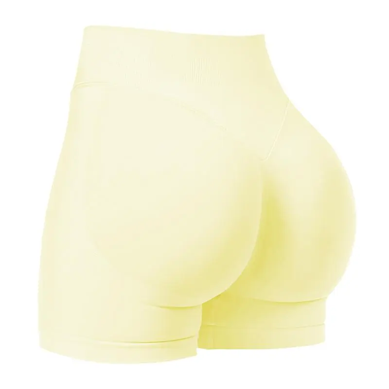Form-fitting Stretch High-waisted Elastic Shorts