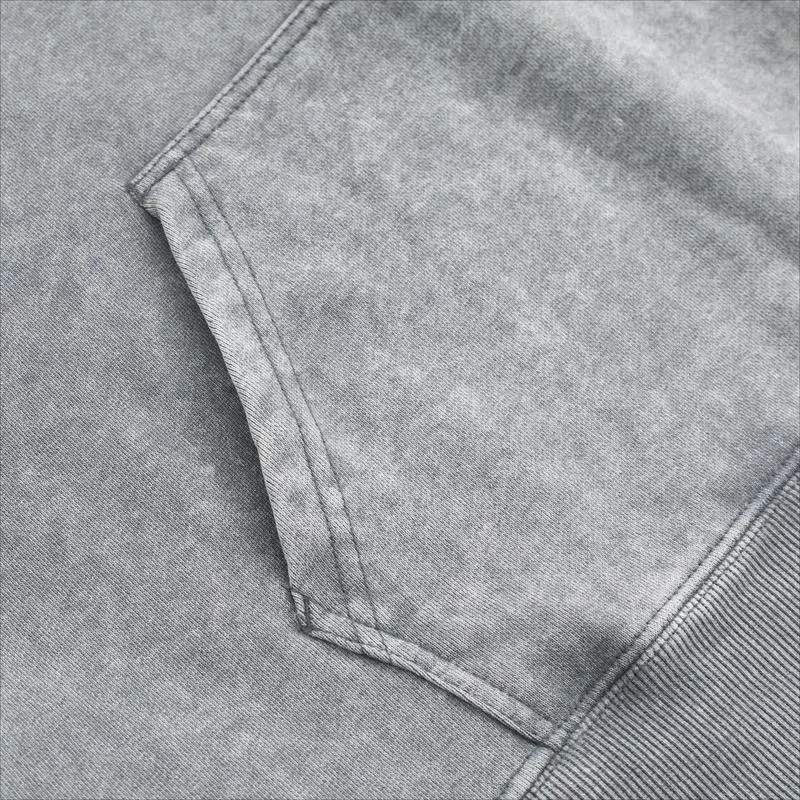 Unisex acid washed hoodie