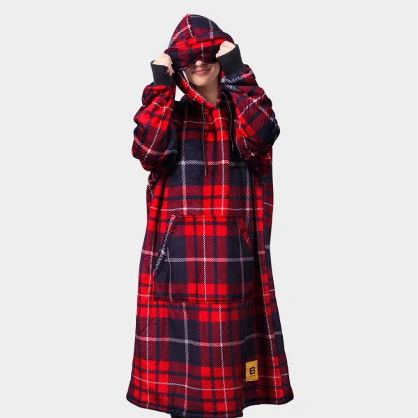 Wearable blanket Oversized with sherpa lining One size fits most.