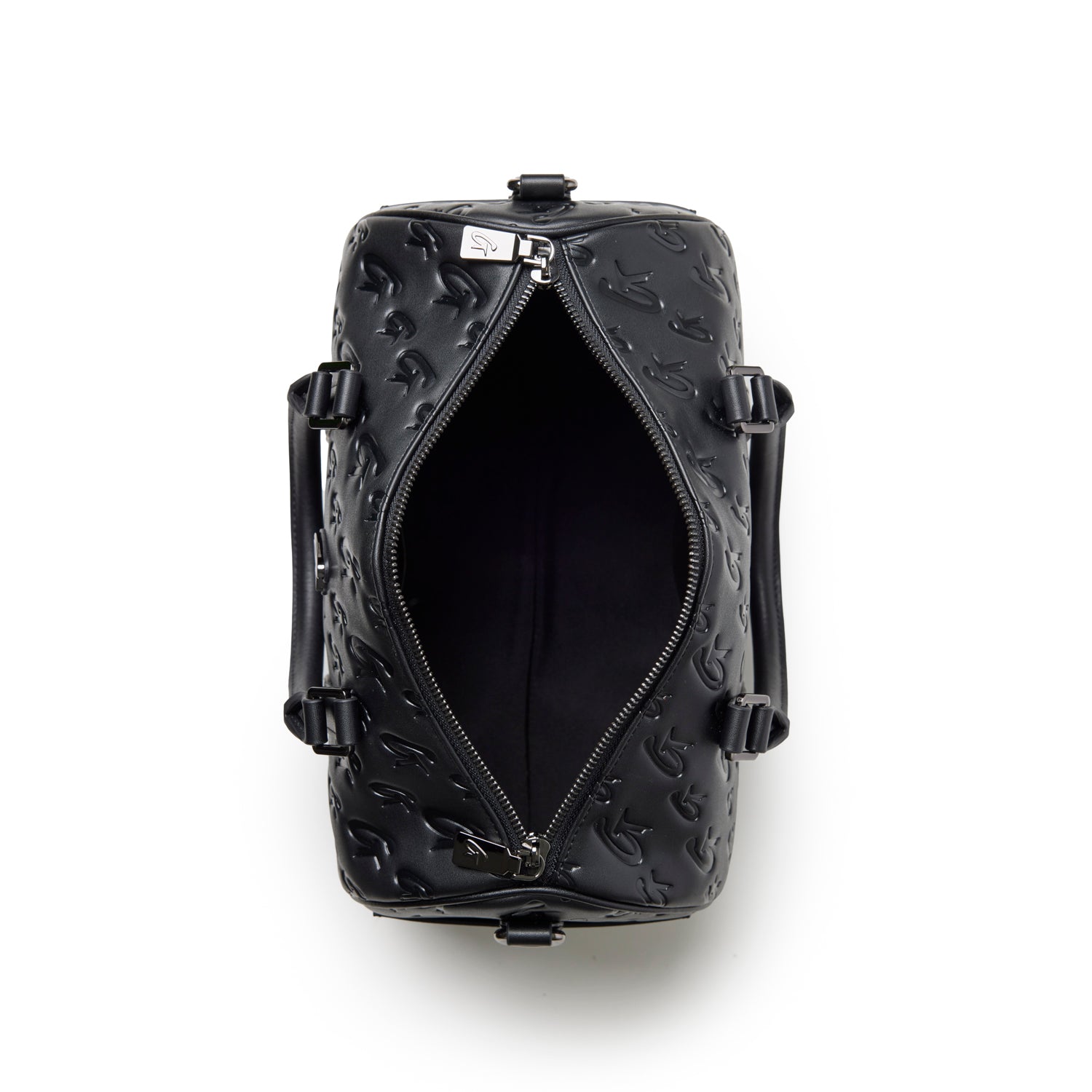 LARGE MONOGRAM GAL BOSTON BAG - BLACK