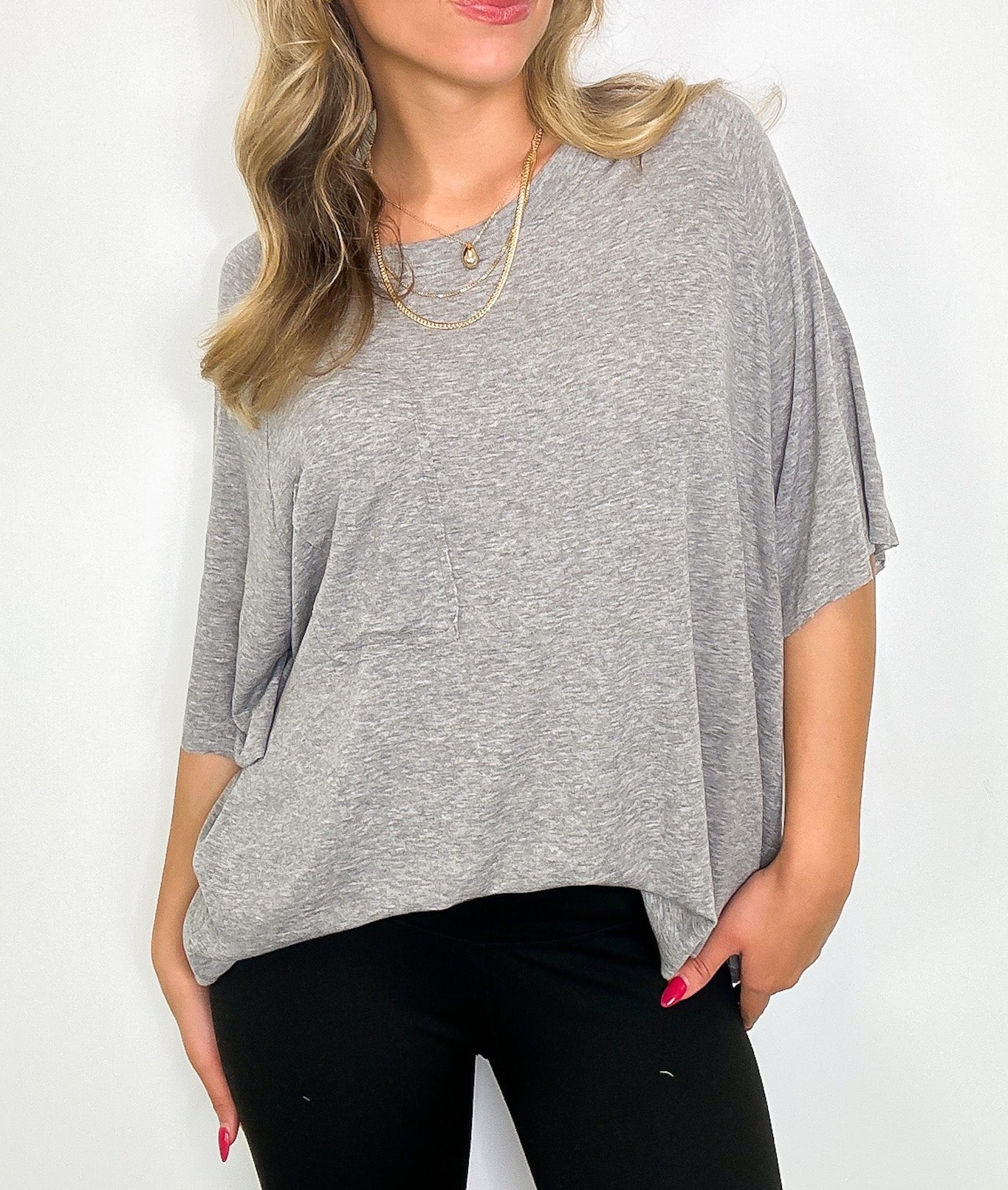 Inspire Me Casual Pocket Tee