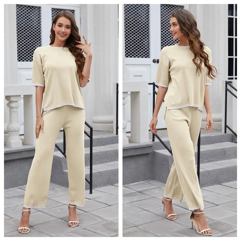 Women's Knit 2 Piece Sweater Sets