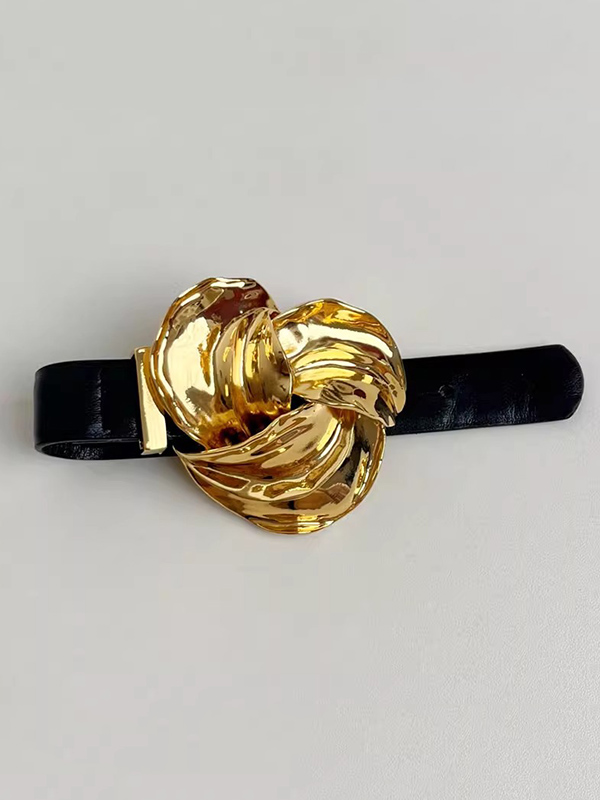 Geometric Hollow Pleated Bracelet Accessories