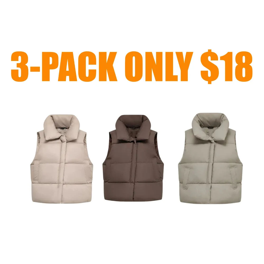 Women Warmer Oversized Puffer Gilet