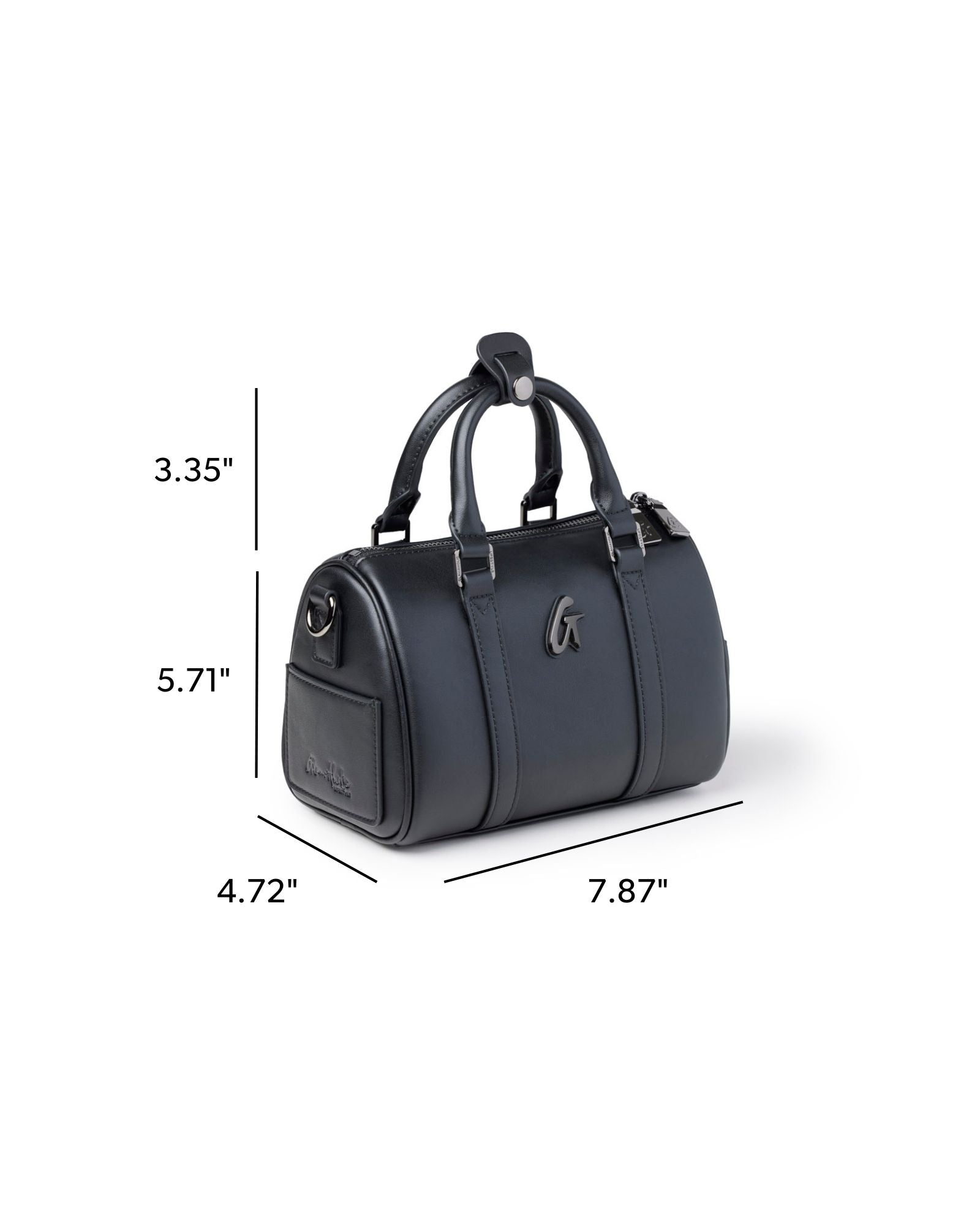MINI STANDARD GAL BOSTON BAG - BLACK