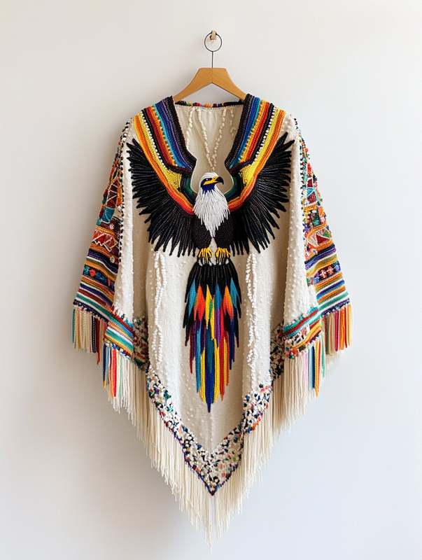 Knitted Summer Fashion Hollow Cloak f4f3