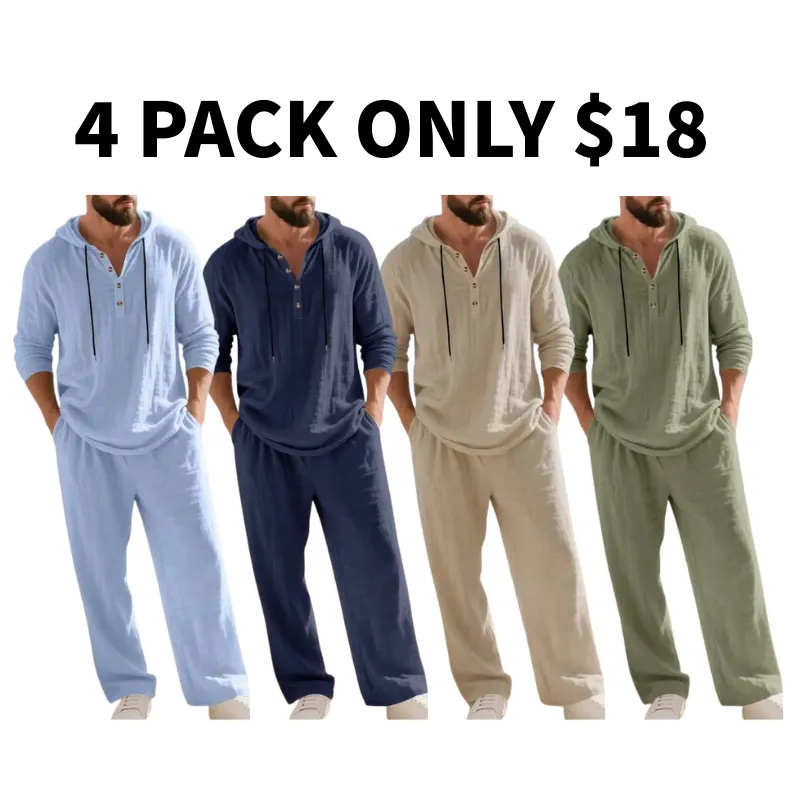 Men's Hoodie & Jogger Set Casual Loungewear 2-Piece Set