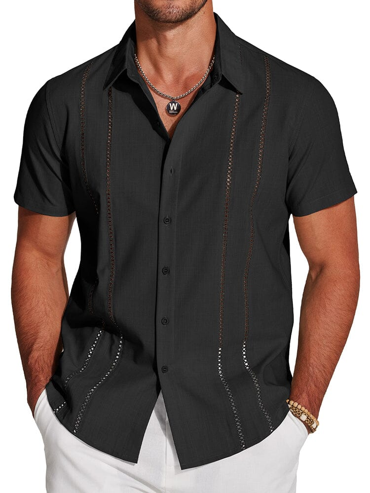 Men's Cuban Guayabera Shirt – Casual Summer Menswear Top