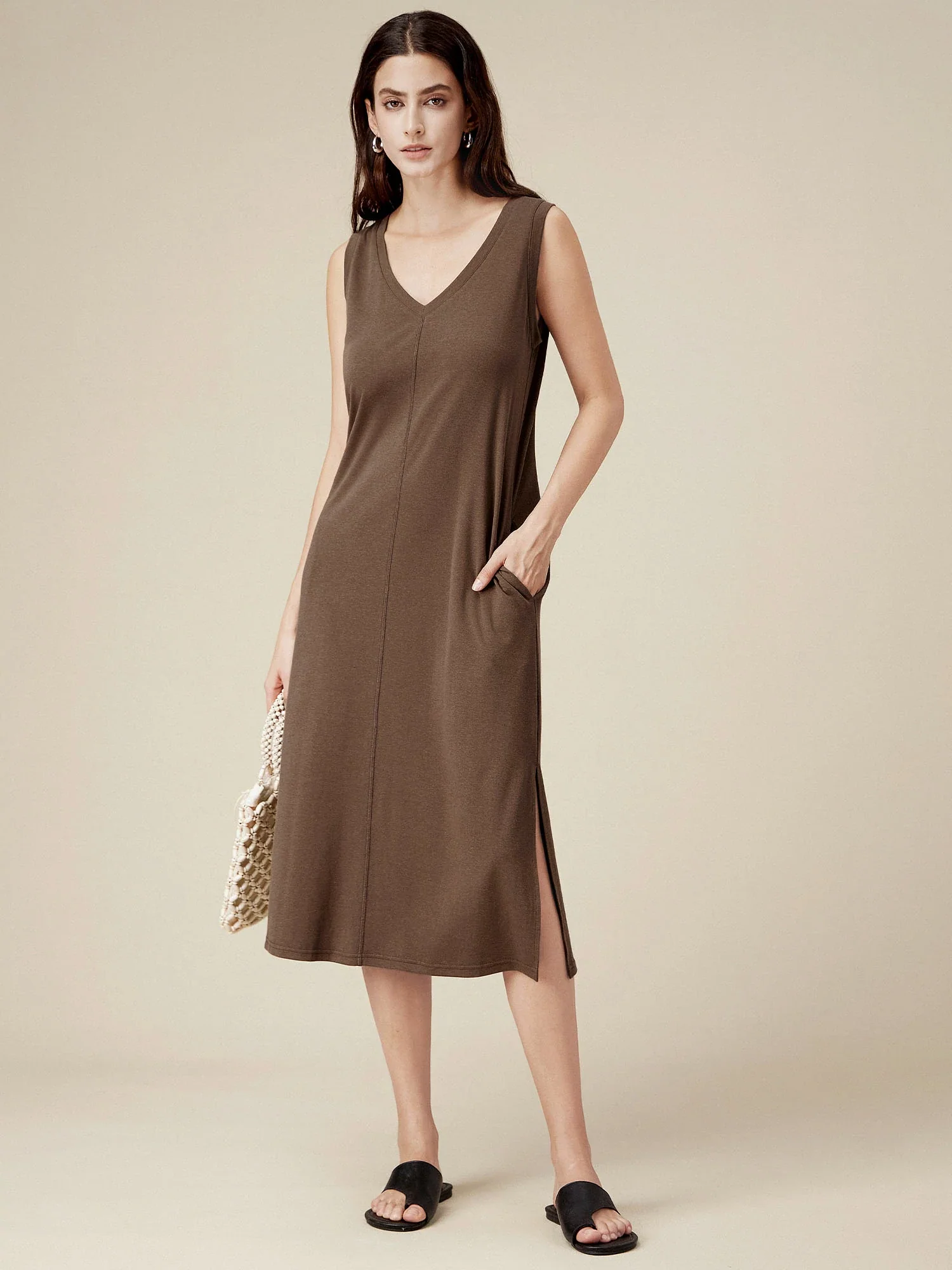 Loose Sleeveless Tank Dress