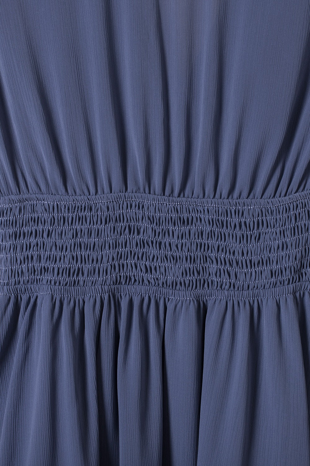 Bow-Tie V-Neck Ruffle Hem Mini Dress