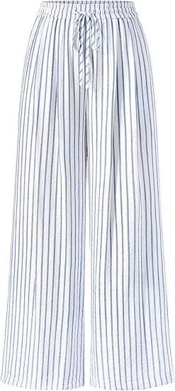 Women’s Striped Palazzo Trousers
