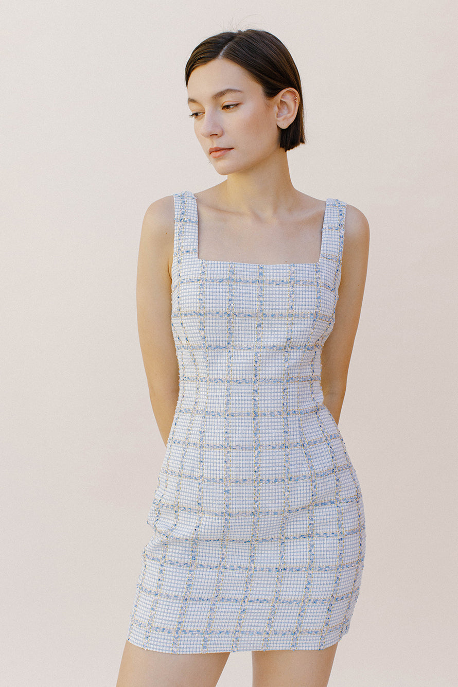 Ailani Tweed Mini Dress