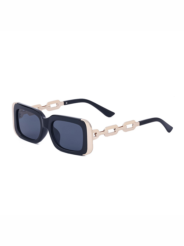 Geometric Sun-Protection Sunglasses Accessories