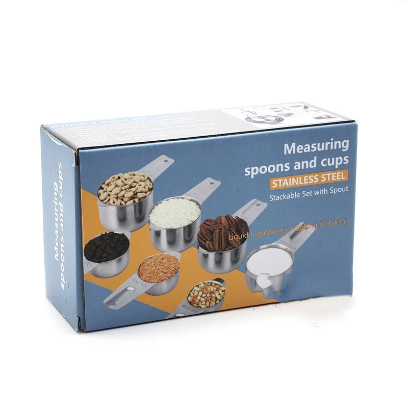 14PC Stainless Steel Measuring Cup and Measuring Spoon Set