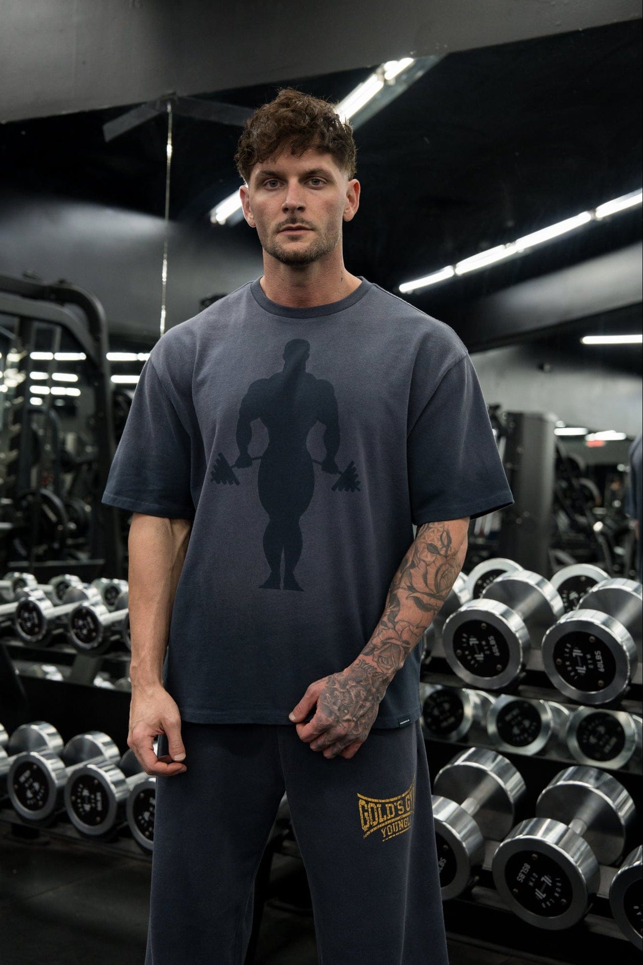 4285 - Gold's Iron Legacy Shadow Tees