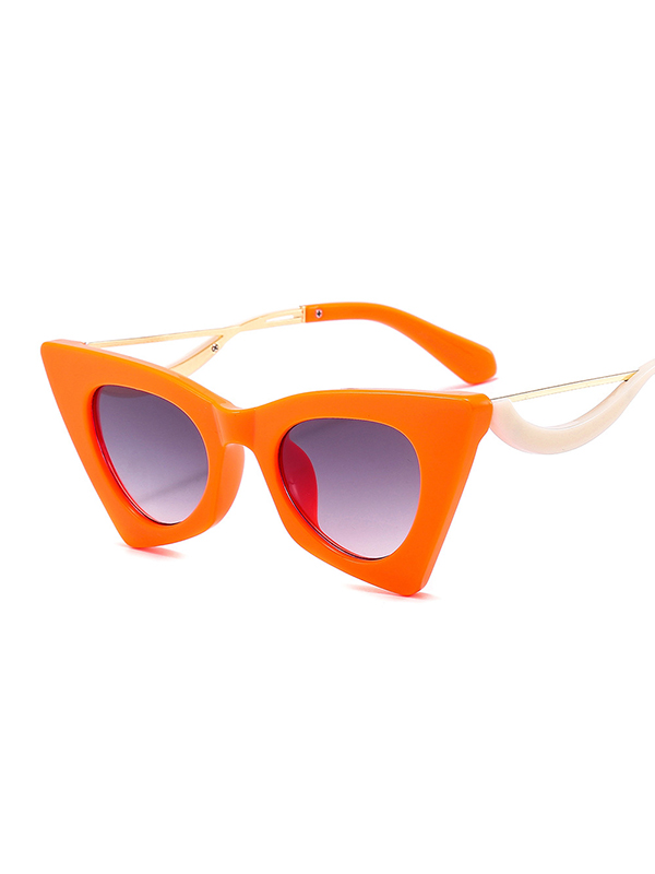 Geometric Hollow Sun-Protection Sunglasses Accessories