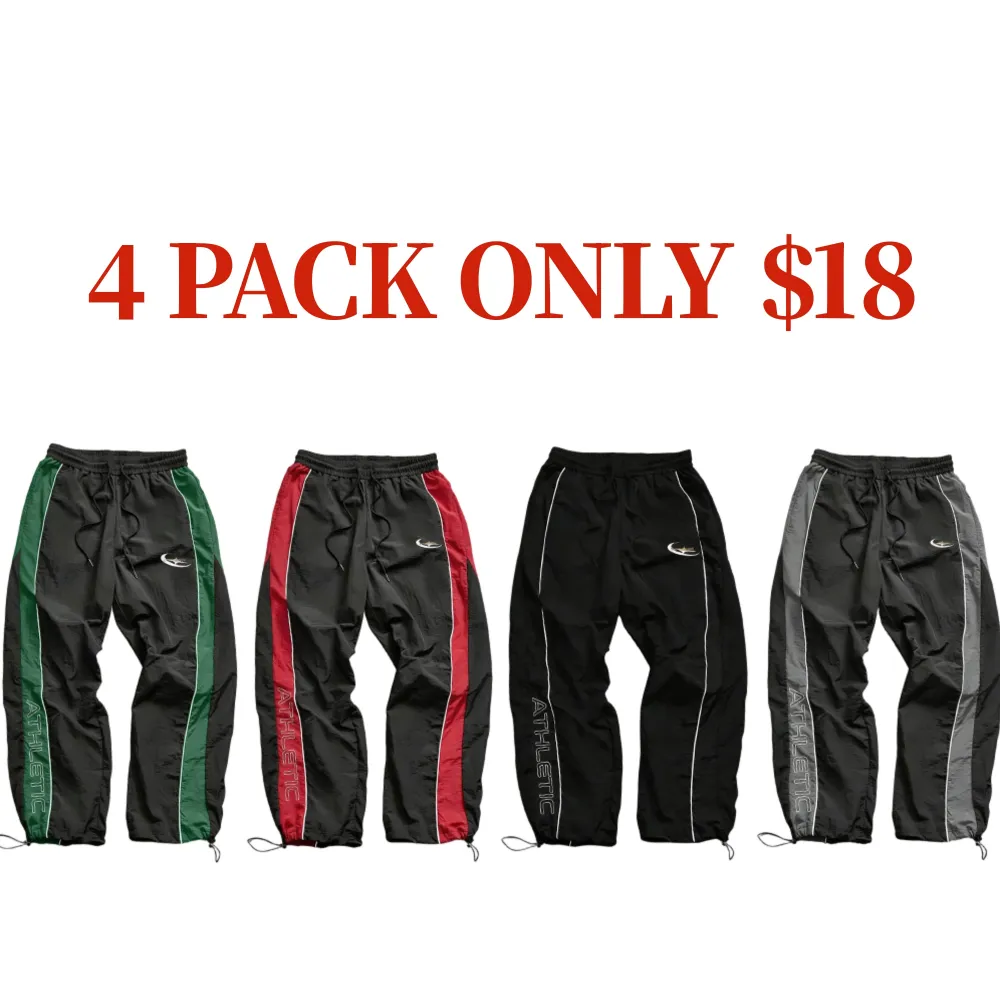 Unisex Casual Printed Elastic Cuff Sport Pants