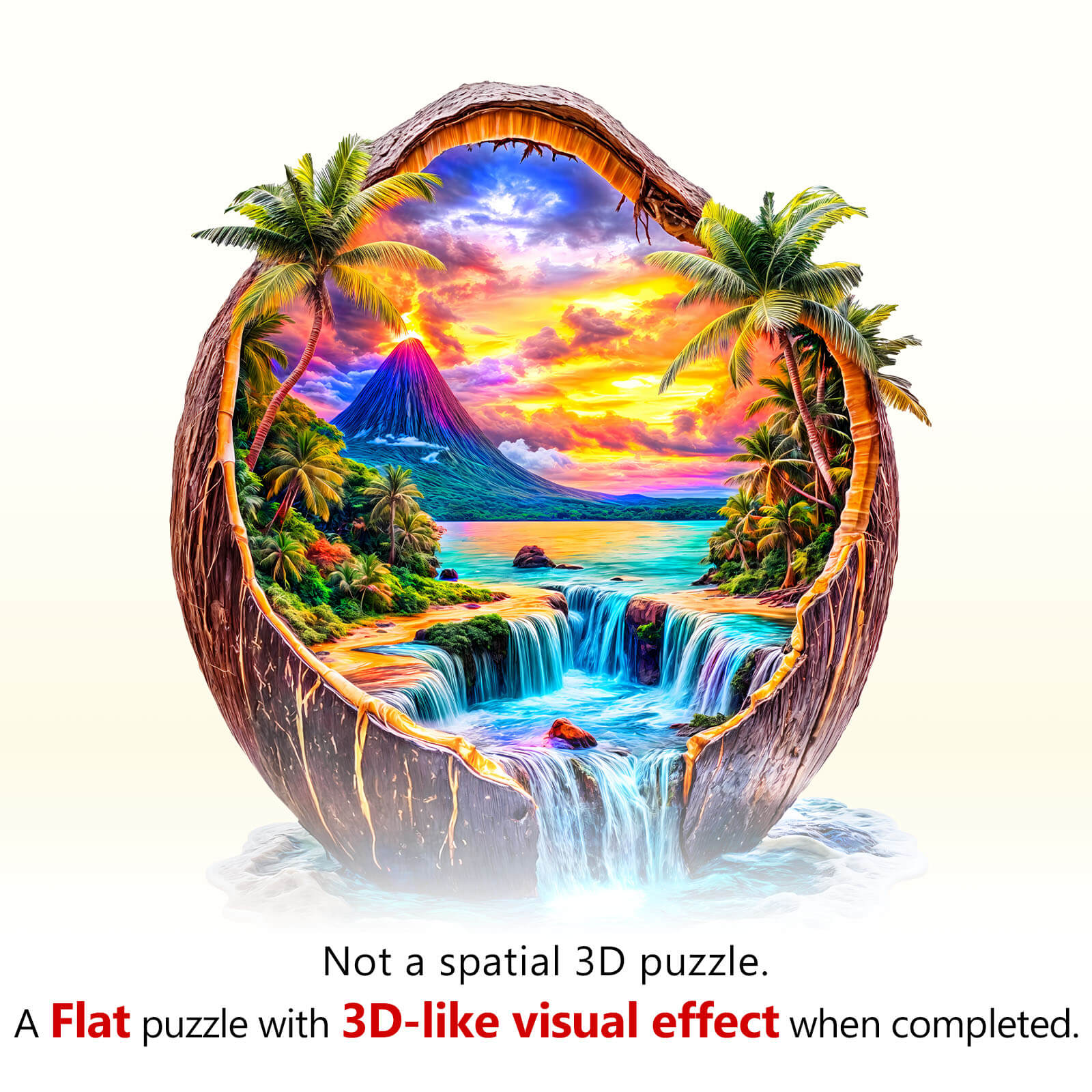 Coconut Dream Wooden Jigsaw Puzzle