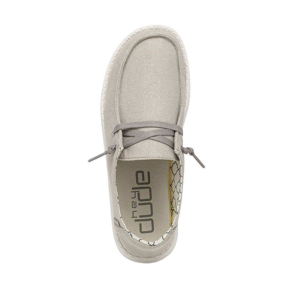 DUDE WOMEN'S WENDY SPARKLING PEARL GREY - 121413312