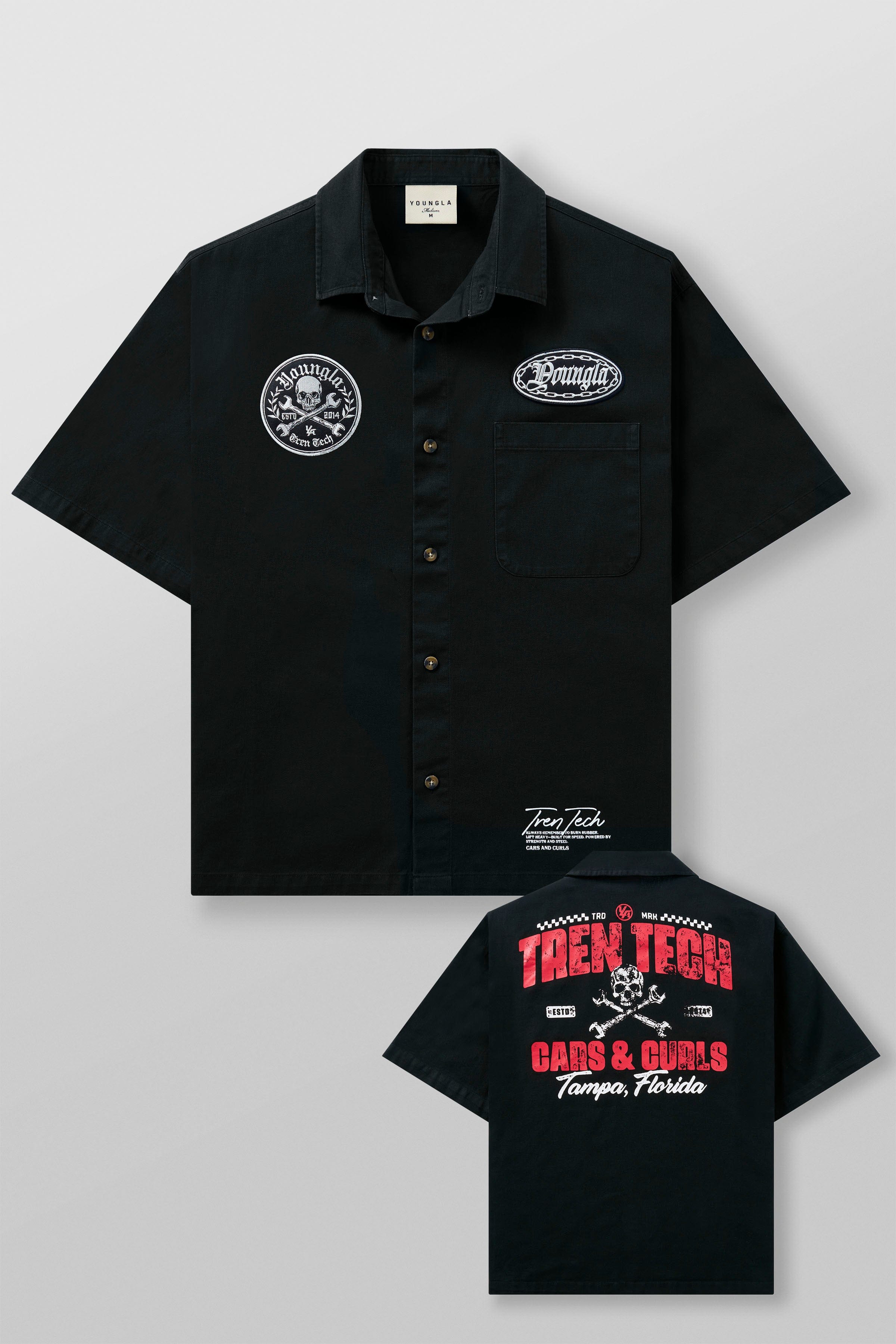 4179 - Cars & Curls - Mechanic Shirts