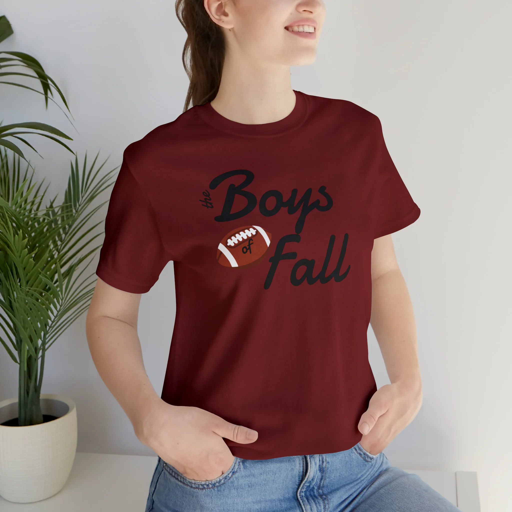 Boys of Fall Football Patch Unisex Softstyle T-Shirt