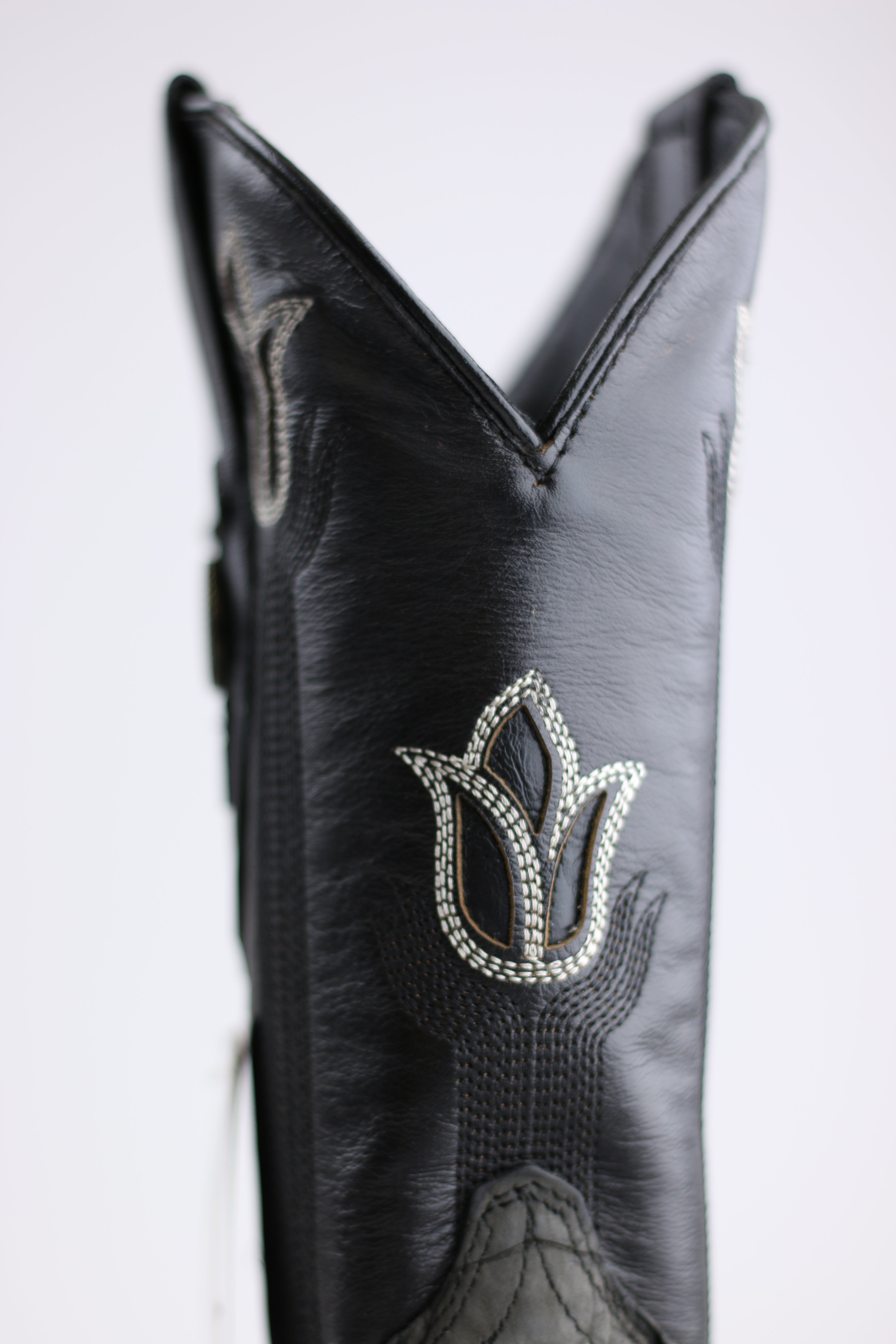 Chero's Premium Exotic Ostrich Leg Charcoal Clearance Sale 70%OFF