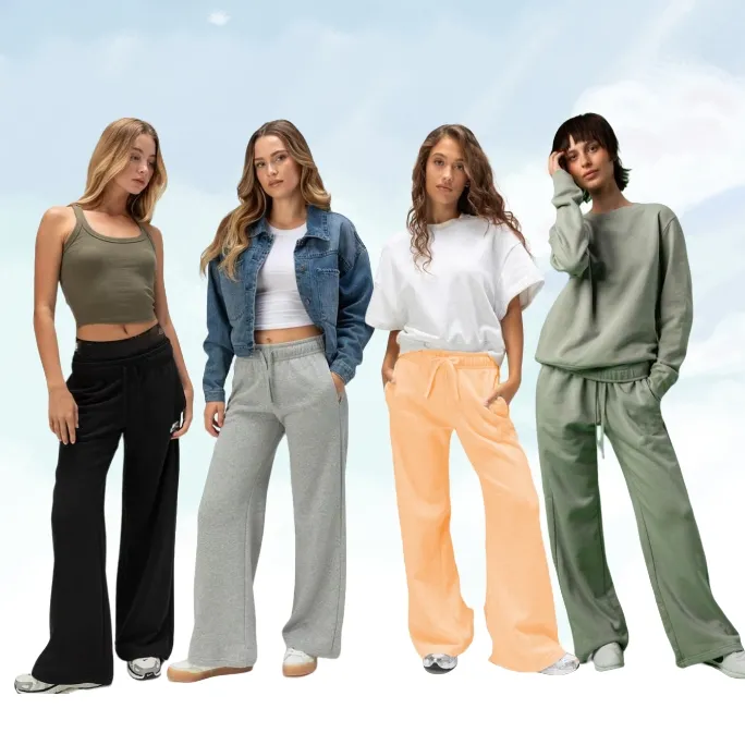 Fleece Womens Wide Leg Pants(Just $3 Each!)