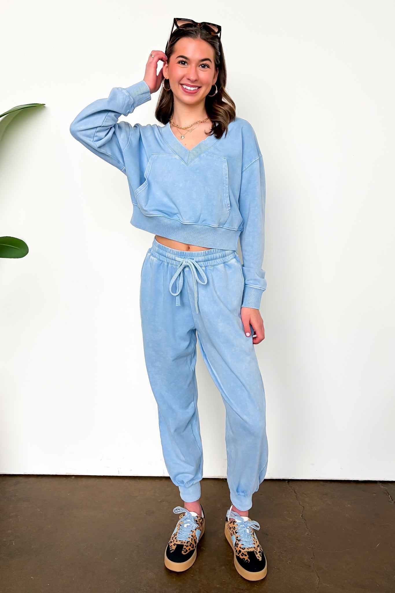 Mineral Washed Jogger Pants