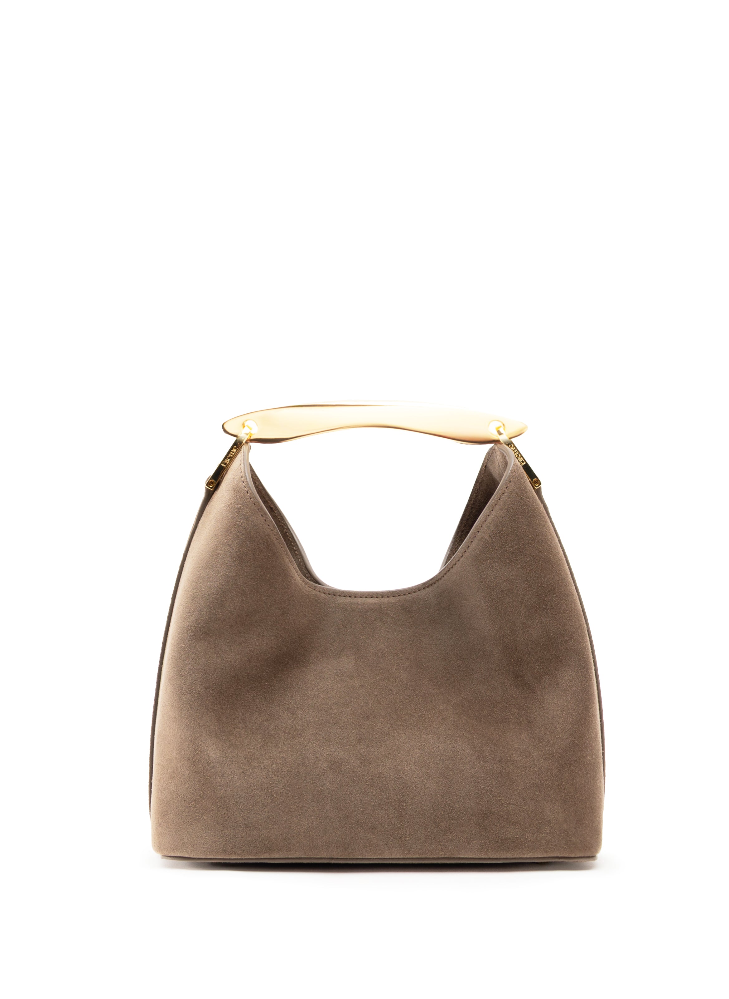 Small Boomerang Suede Taupe Clearance Sale 85%OFF