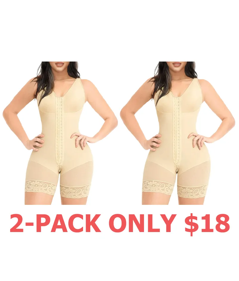 Women's Fajas Colombianas Shapewear for Women Tummy Control Full Shapewear Butt Lifter