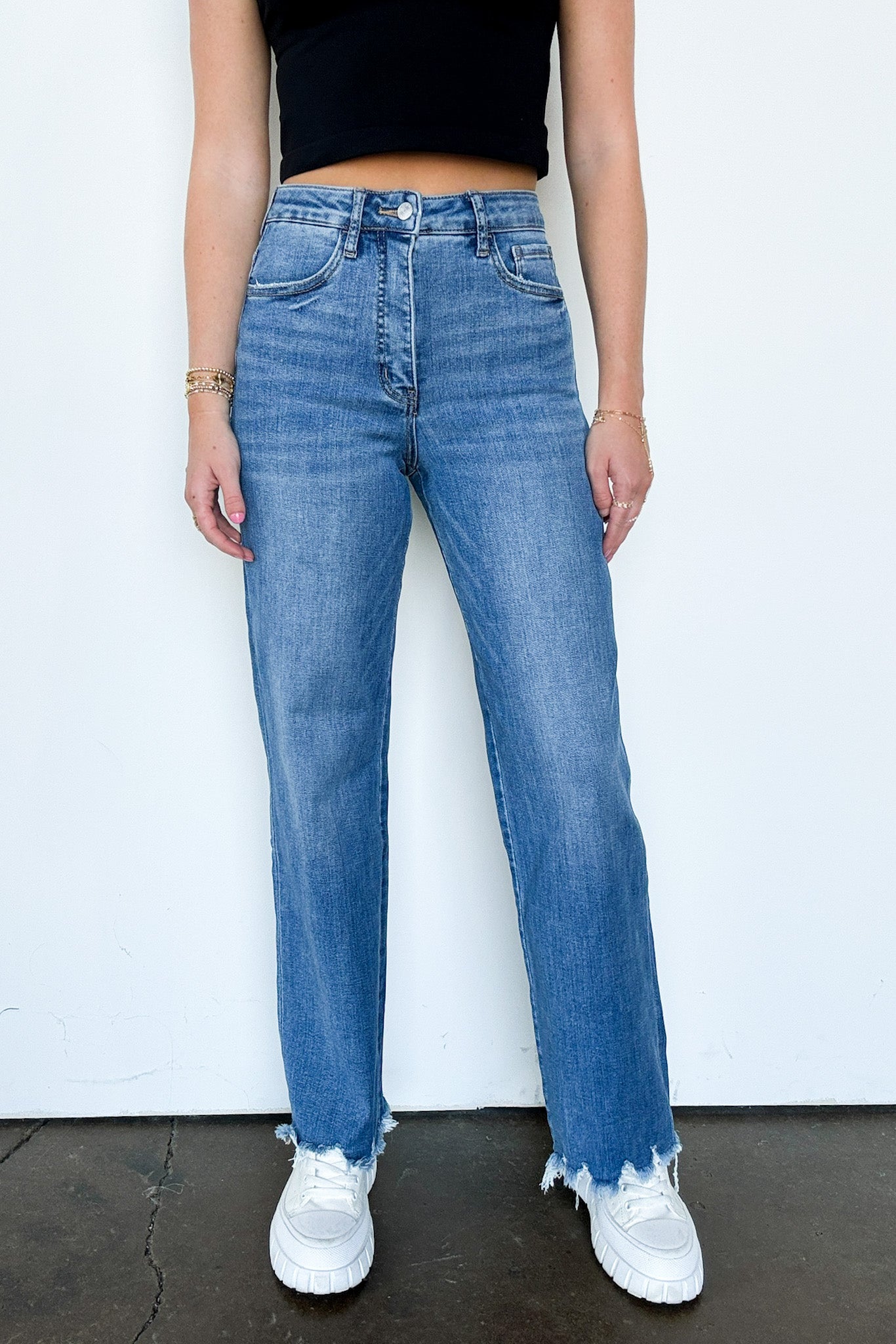 Tummy Control 90's Vintage Super High Loose Jeans