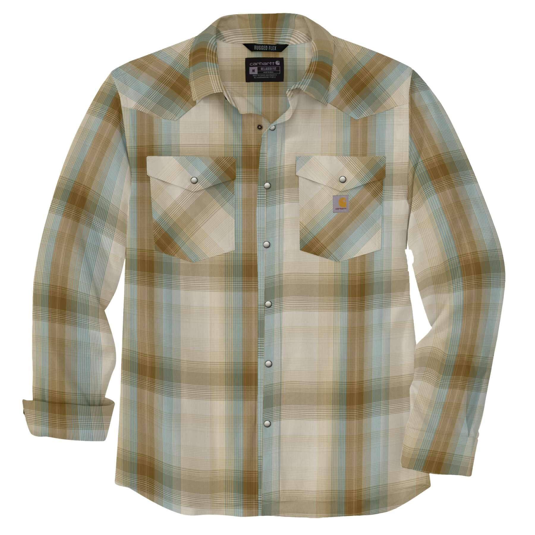 CHT Snap-Front Plaid Shirt 106756
