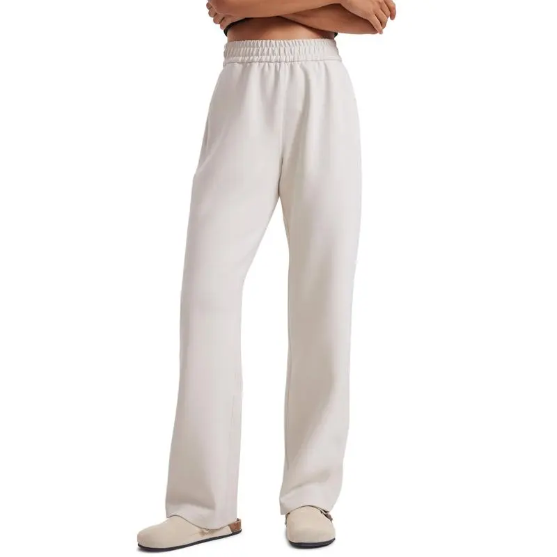 Women’s Casual Travel Pants – Wide Leg High Waisted Sweatpants with Pockets