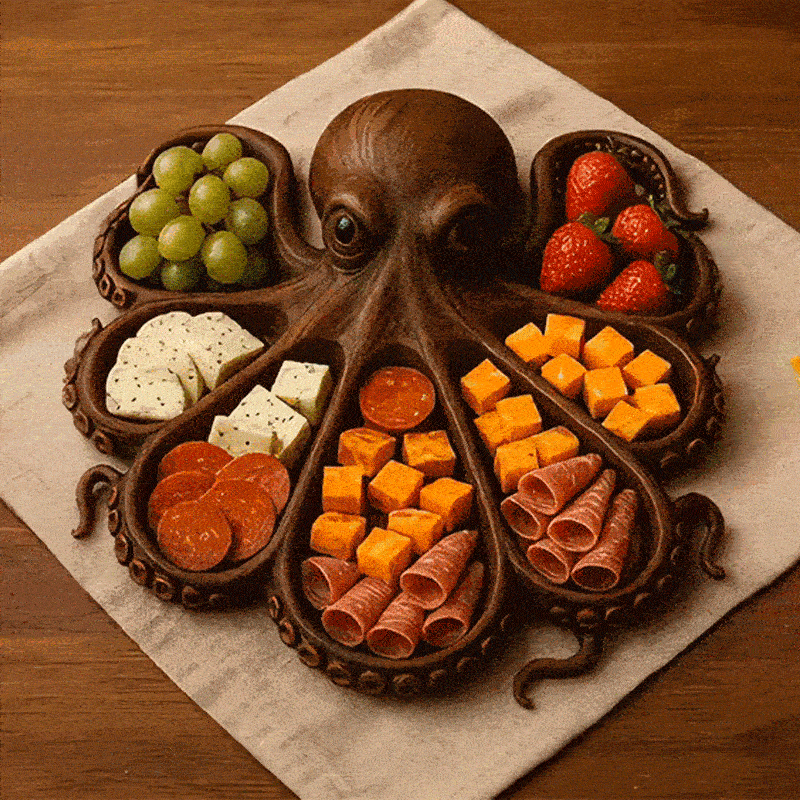 Octopus Charcuterie Tentacle Platter