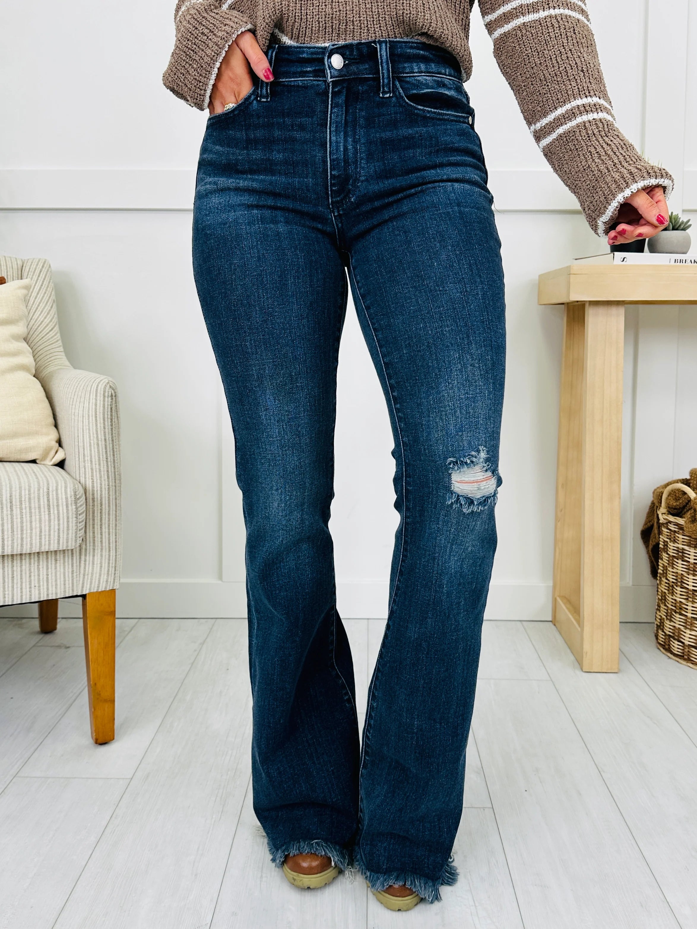 Judy Blue Flare You Go Again Flare Jeans