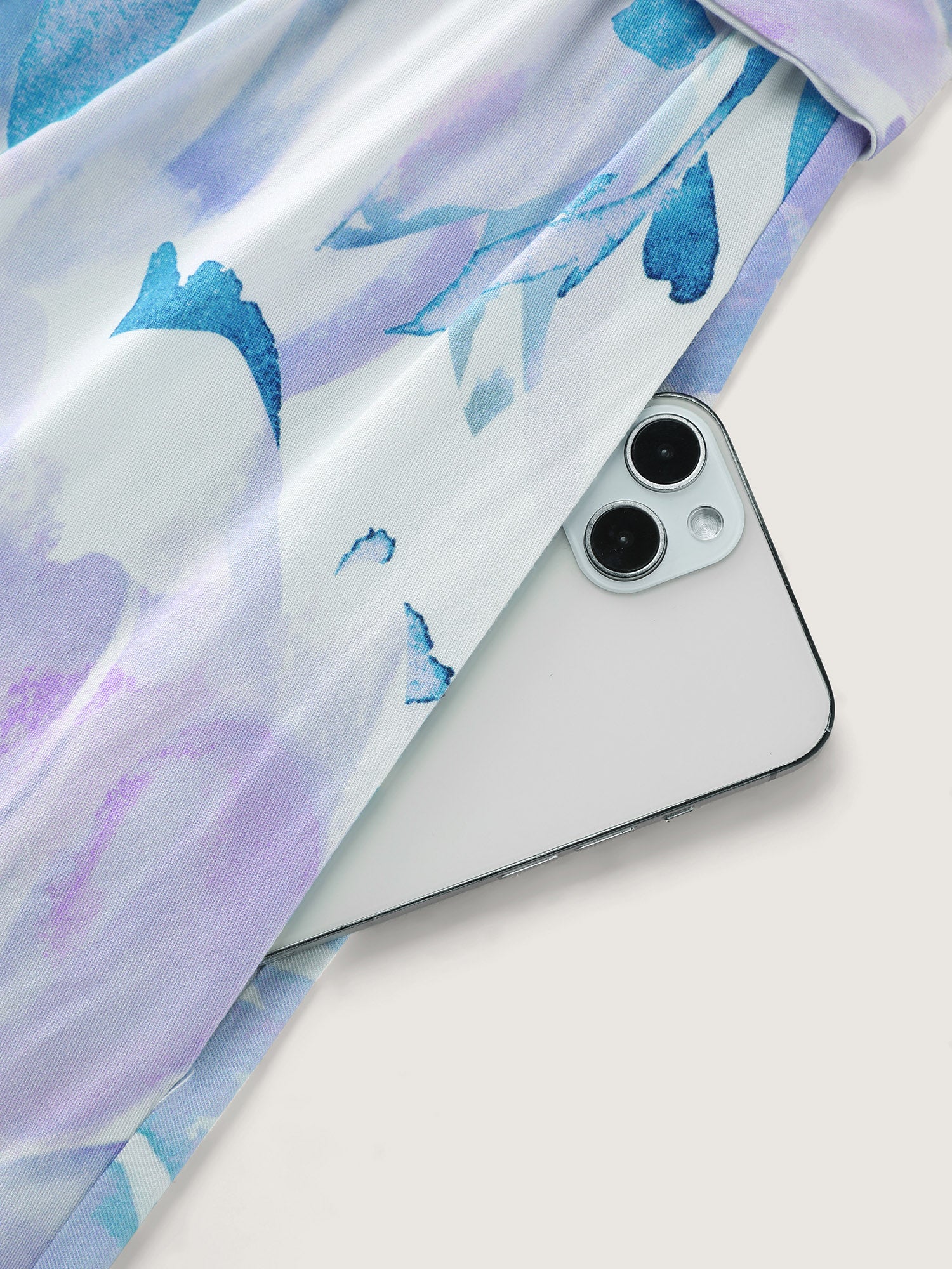 Floral Breeze Print Halter Neckline Midi Dress